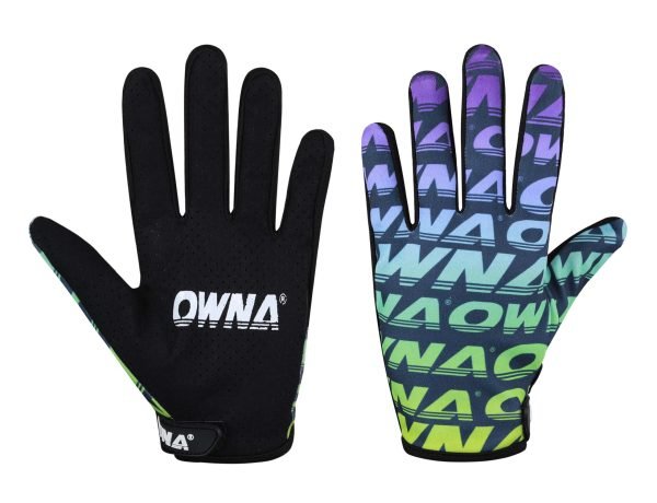 Fully Printed BMX Gloves - Full Finger Warm Casual Stylish Gloves