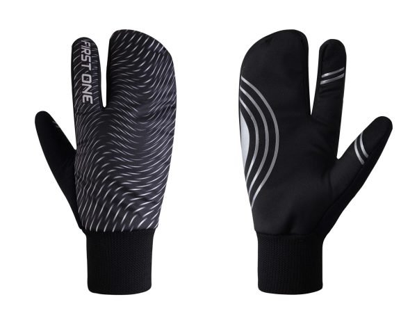 Cycling Winter Gloves - Soft Black Winter Wear Gloves with Warm Insulation