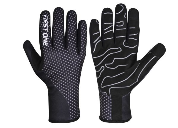 MTB Gloves with Long Wrist - High Grip & Breathable Mesh Design in Black