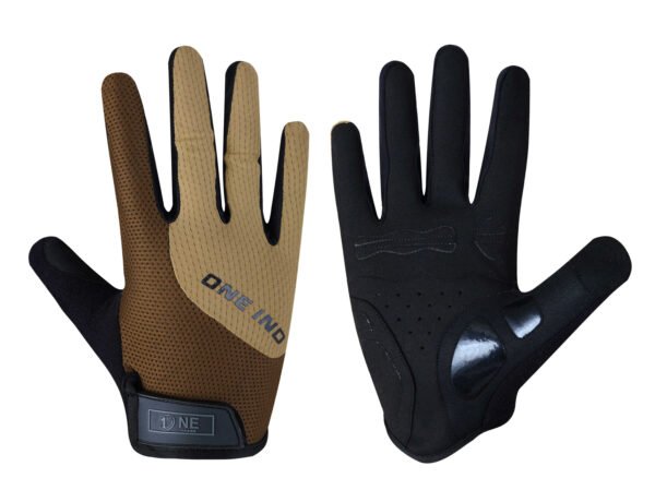 Stylish Cycling Gloves for Men & Women – Brown Color, Premium Quality with High Grip & Comfort