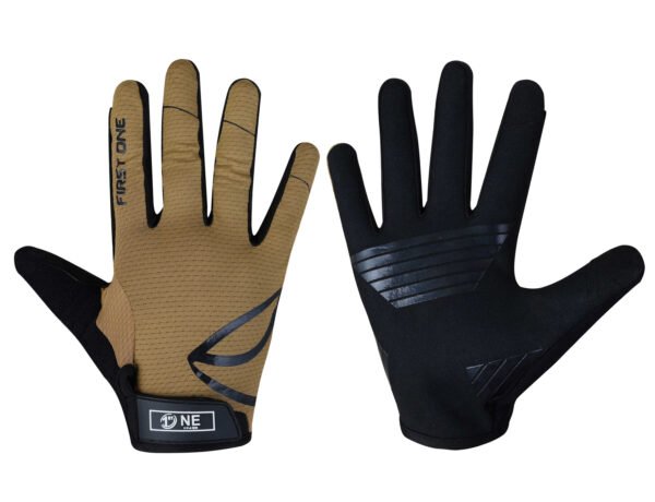 Full-Finger Brown Cycling Gloves – Warm Winter Protection with Enhanced Safety & Grip
