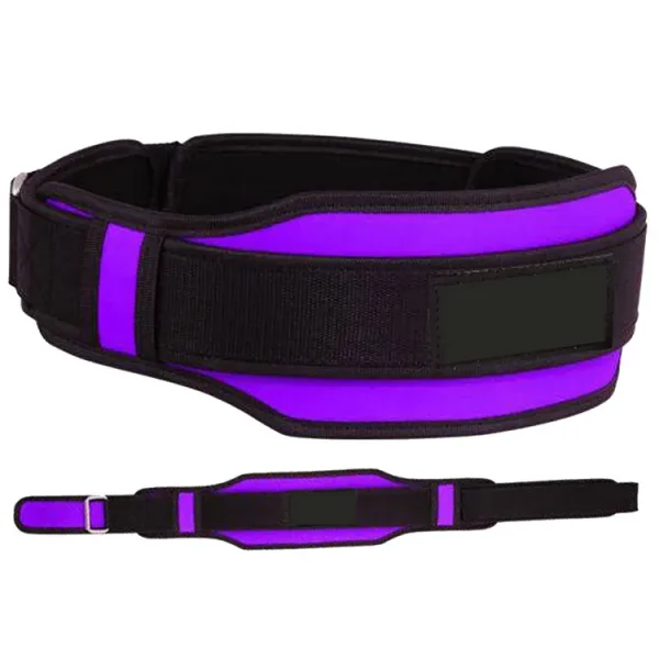 First One Industries Neoprene Weight Lifting Belt - Unisex, Durable Back Support Gym Belt - Image 2